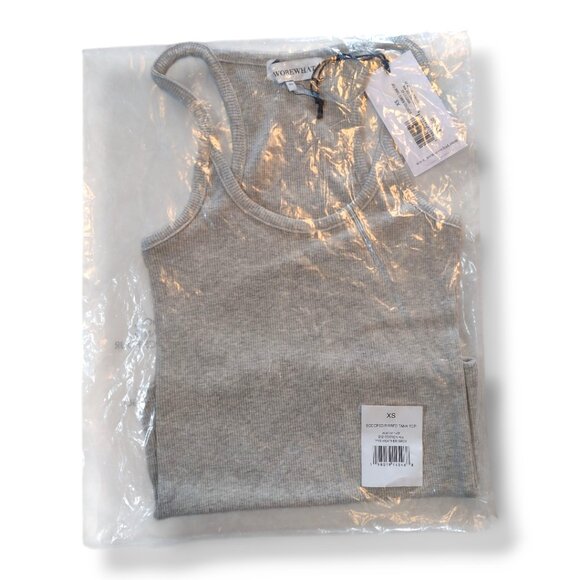 WeWoreWhat Scooped Rib Tank Top - Picture 3 of 4